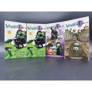 Vtg Veggietales VHS 1994-96 Lot Of 4